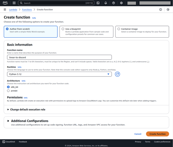 Integrating Linear Webhooks with Discord Using AWS Lambda